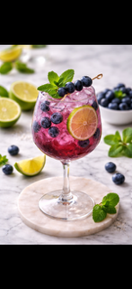 Blueberry mocktail